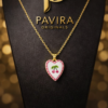 Pavira Originals Cherry Heart Pendant Necklace
