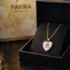 Pavira Originals Cherry Heart Pendant Necklace