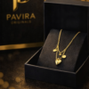 Pavira Originals Layered Heart Charm Necklace