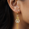 Pavira Originals Elegant Crystal Drop Earrings