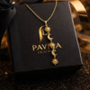 Celestial elegance from Pavira Originals1 Celestial Sun & Moon Gold Pendant Necklace