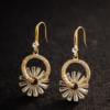 Pavira Originals – Radiant Halo Drop Earrings