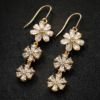 Pavira Originals Floral Crystal Drop Earrings