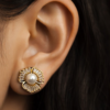 Pavira Originals – Pearl Bloom Stud Earrings
