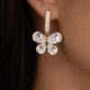 Pavira Originals Crystal Butterfly Drop Earrings
