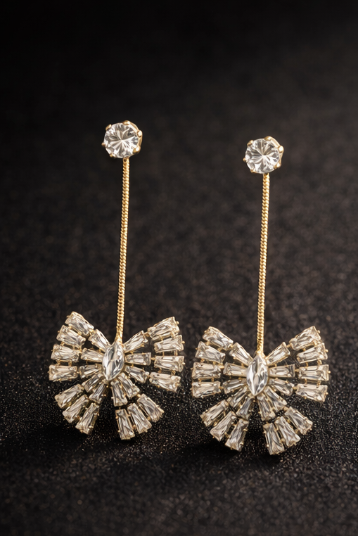 Pavira Originals – Celestial Spark Drop Earrings