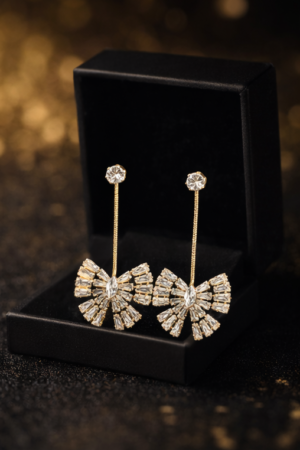 Pavira Originals – Celestial Spark Drop Earrings