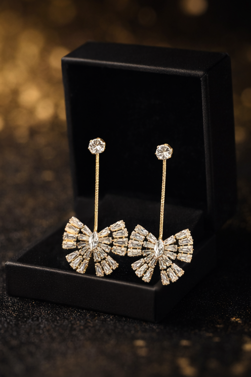 Pavira Originals – Celestial Spark Drop Earrings