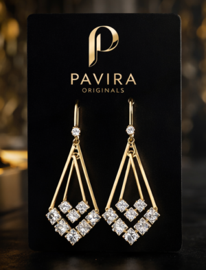 Pavira Originals Luxe Crystal Drop Earrings