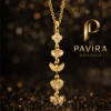 Elegance captured in gold craftsmanship Pavira Elegant Charm Drop Pendant Necklace