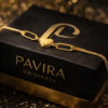 Pavira Gold Heart Charm Bracelet